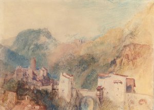 Un castillo en el Valle de Aosta de Joseph Mallord William Turner