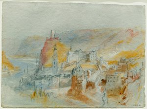 Cochem visto desde arriba del valle de Endert de Joseph Mallord William Turner