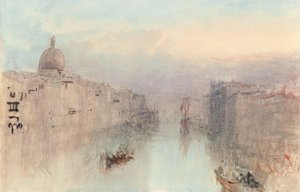 El Gran Canal y San Simeone Piccolo de Joseph Mallord William Turner