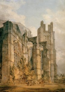 La capilla de San Anselmo en la catedral de Canterbury de Joseph Mallord William Turner