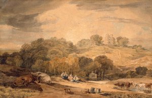 Castillo de Donnington, Newbury, Berkshire de Joseph Mallord William Turner