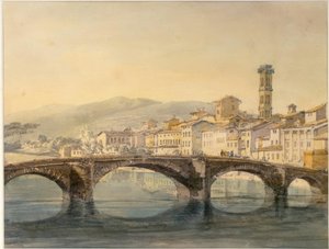 Florencia desde el Arno de Joseph Mallord William Turner