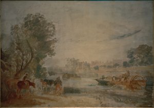 Hampton Court, desde el Támesis