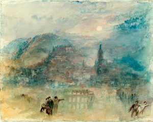 Heidelberg, luz de luna de Joseph Mallord William Turner