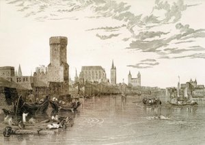 Colonia vista desde el río de Joseph Mallord William Turner
