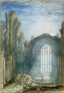 Melrose Abbey: Una ilustración de La de Sir Walter Scott de Joseph Mallord William Turner