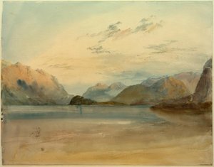 En el lago Como de Joseph Mallord William Turner
