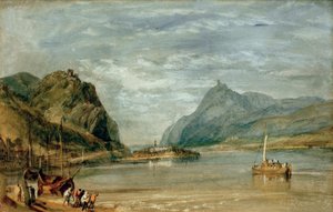 Rolandseck, Nonnenwerth y Drachenfels de Joseph Mallord William Turner