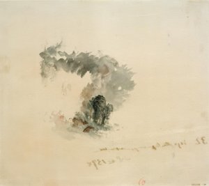 Mar, árboles, figuras (?, para las Obras Poéticas de Campbell, 1837 de Joseph Mallord William Turner