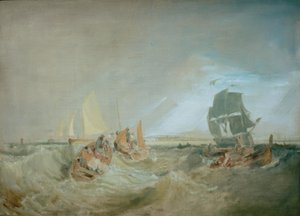 Embarcaciones en la desembocadura del Támesis de Joseph Mallord William Turner