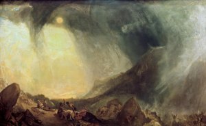 Tormenta de nieve: Aníbal y su ejército cruzando los Alpes de Joseph Mallord William Turner