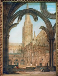 Vista sur desde los claustros, Catedral de Salisbury de Joseph Mallord William Turner