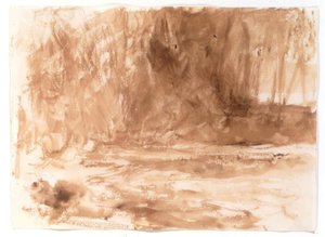 Estudio en el río Washburn, Yorkshire de Joseph Mallord William Turner