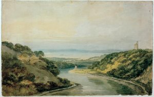 El desfiladero de Avon mirando hacia el canal de Bristol, con Cooks Folly de Joseph Mallord William Turner