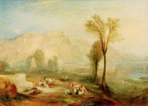 La brillante piedra de honor (Ehrenbreitstein) y la tumba de de Joseph Mallord William Turner