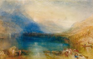 El lago de Zug: temprano en la mañana