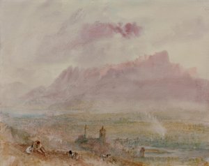 La ciudad y el lago de Thun de Joseph Mallord William Turner