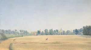 Vista del Parque Universitario mirando hacia New College, Oxford, después de 1825 de Joseph Mallord William Turner