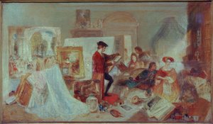 Estudio de Watteau según las reglas de Fresnoy de Joseph Mallord William Turner