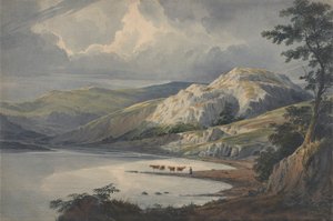Un lago de montaña de William Turner of Oxford