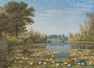 Escena cerca de Shipton on Cherwell, Oxfordshire de William Turner of Oxford