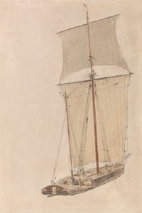 El velero "Friend" en Upton-on-Severn de William Turner of Oxford