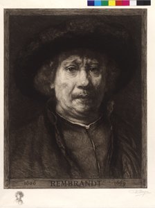 Autorretrato de Rembrandt de William Unger