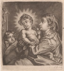 Virgen, Niño Jesús y San Juan de William Vincent