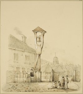 Astillero entre el Puente de Harford y el Bathurst Basin, c.1830 de William W. Wheatley
