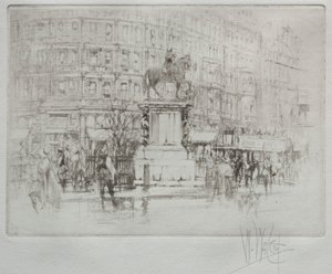 Charing Cross: La estatua de Carlos I de William Walcot