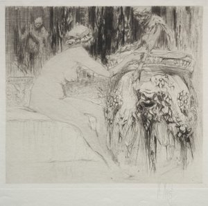 La bacante y el joven fauno de William Walcot