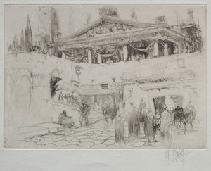El primer templo de madera de Júpiter de William Walcot