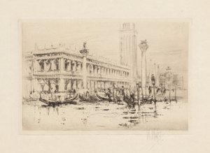 El conjunto de Venecia: La biblioteca de San Marcos de William Walcot