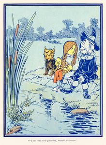“Solo fui hecho ayer”, dijo el Espantapájaros de “El maravilloso mago de Oz” de L. Frank Baum