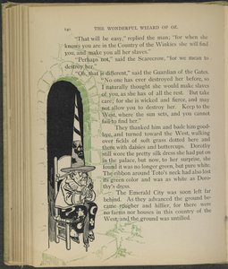 Ilustración de "El maravilloso Mago de Oz" de Lyman Frank Baum