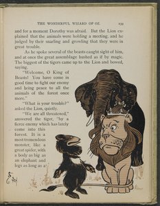 Ilustración de "El maravilloso Mago de Oz" de Lyman Frank Baum