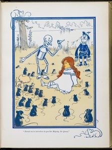 "Permítanme presentarles a su majestad, la Reina." de William Wallace Denslow