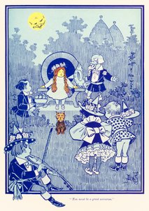 “Debes ser una gran hechicera” de “El maravilloso mago de Oz” de L. Frank Baum de William Wallace Denslow