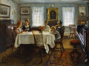 La Familia Gilchrist en el Desayuno, 1916
