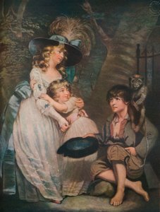 Una joven animando al comediante bajo, c.1786-1826 de William Ward