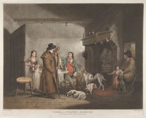 Interior de una cervecería rural de William Ward