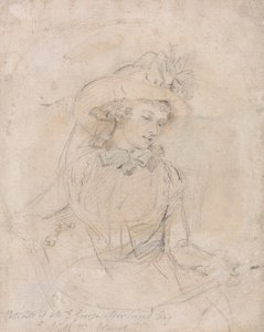Retrato de la Sra. George Morland de William Ward