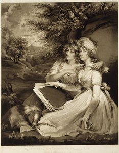 Las hijas de Sir Thomas Frankland, Baronet, 1797 de William Ward