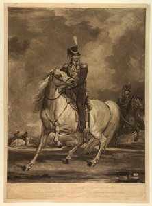 El Hetman Conde Platoff montado en su caballo favorito