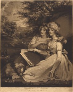 Las hijas de Sir Thomas Frankland de William Ward after John Hoppner