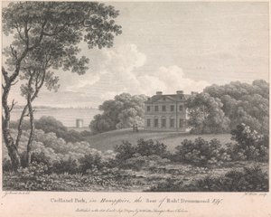 Cadland Park, in Hampshire, the Seat of Robert Drummond, Esquire (publicado por W. Watts); página 56 (Volumen Uno) de William Watts