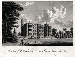 El asiento de Sir Thomas Wilson Bart en Charlton en Kent, 1776 de William Watts