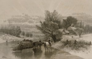 El camino más cercano en invierno de William Wellstood