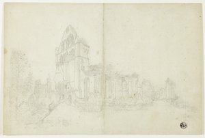 Abadía de Byland, Yorkshire de William Westall