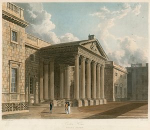 Carlton House, Londres, fachada norte de William Westall